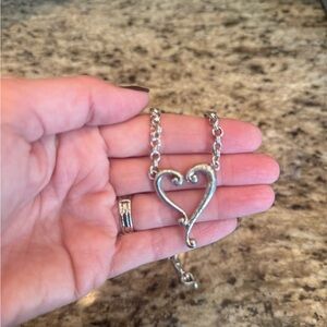 Brighton Silver Heart Necklace